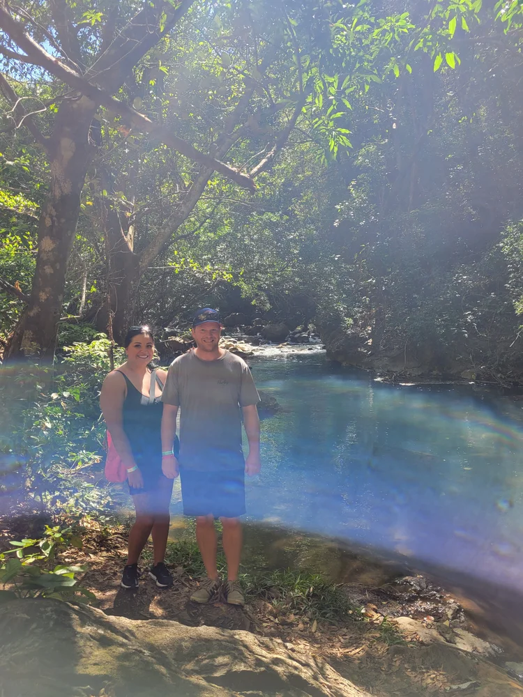 Customers on a Waterfall Tour
