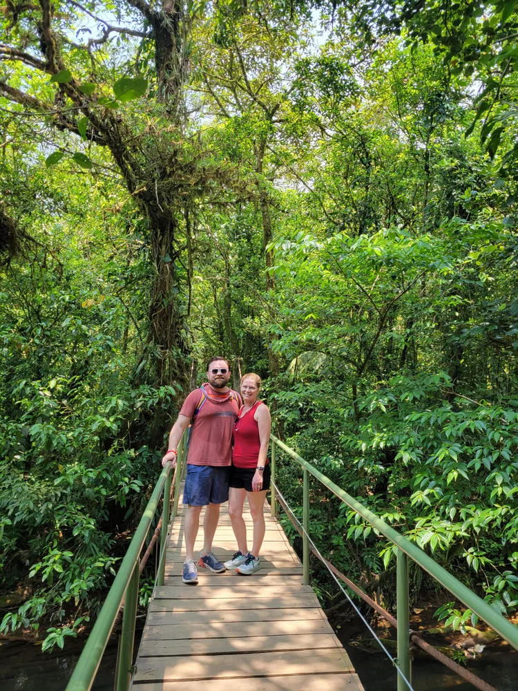 Customers Heading to the River on a Waterfall Tour